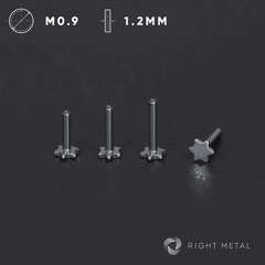 Лабрет Flower 1.2мм