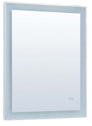 Aquanet 249343 Зеркало Алассио new 6085 с LED подсветкой, 600х850x32 мм, сенсорный выключатель (249343)