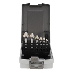 Набор зенковок 60° 6,3-20,5мм DIN334C 3z HSSE-Co5 6шт H-Tools 896806EHT