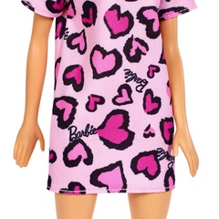 Барби Блондинка в Платье с Сердцами и Кроссовках - УПАКОВКА ПОВРЕЖДЕНА