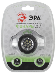 Фонарь ЭРА G7 налобный 7*LED