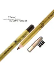FFleur карандаш ES 7616 тон 114 КОРИЧНЕВЫЙ для бровей с расчёской