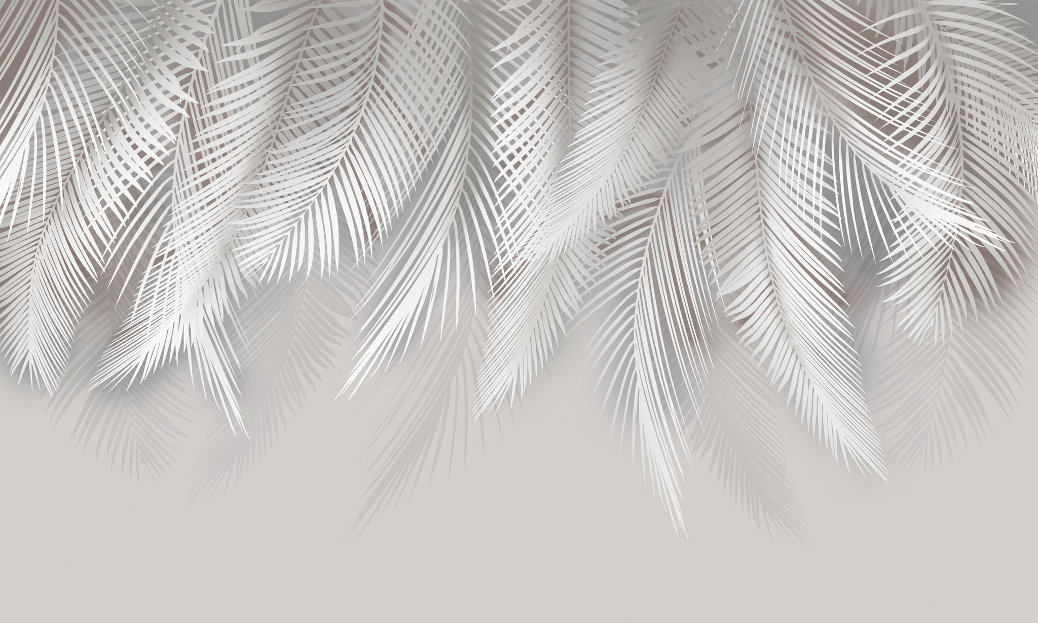 фотообои пальмовые листья в интерьере