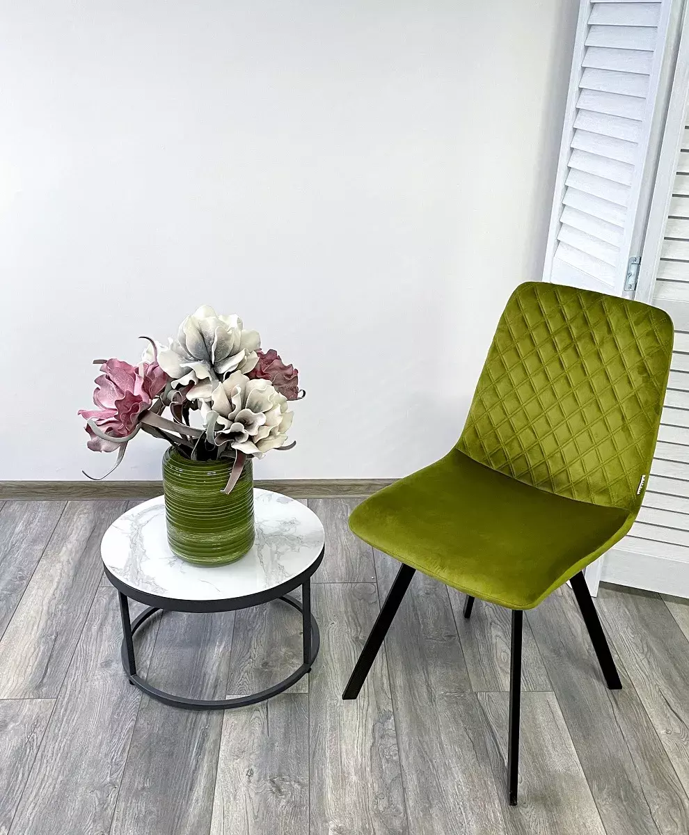 Стул DAIQUIRI BLUVEL-75 OLIVA, велюр М-City