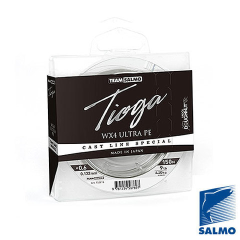 Плетеный шнур Team SALMO Tioga Silver Grey 150m – 0,20
