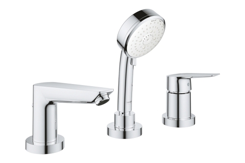 GROHE BauEdge 2511710A Смеситель для ванны на 3 отверстия, на край ванны, хром