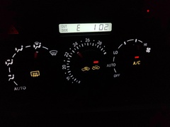 Плата для пересвета блока климата Toyota Altezza