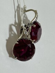 Этерия (серьги из серебра)