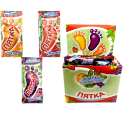 Карамель на палочке с кислой пудрой Пятка