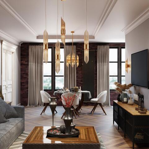 Люстра Odeon Light Flambi 4847/18