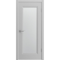 Купить Межкомнатная дверь эмаль Vision-1 RAL 7047 остеклённая