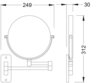 Timo 13076/16 Зеркало Timo Saona 13076/16 белый матовый
