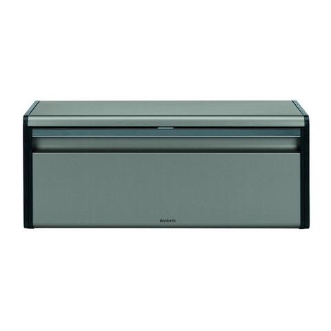 Хлебница Brabantia с откидной крышкой платиновая