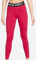 Леггинсы Nike Pro Dri-Fit Tight Hi Rise W - mystic hibiscus/black/white