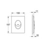 GROHE Skate Air 38505KF0 Накладная панель для унитаза (чёрный)