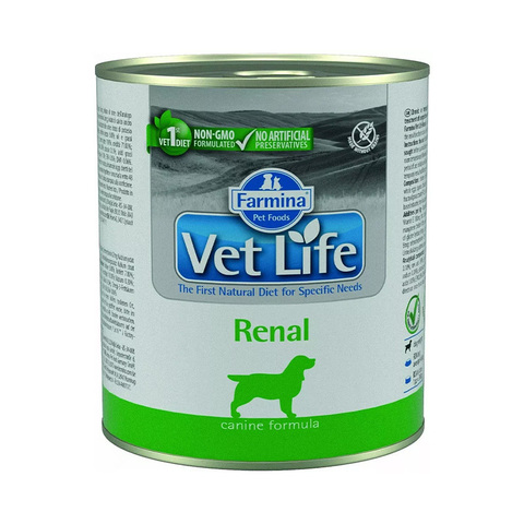 Влажный корм Farmina Vet Life Dog Renal при заболеваниях почек для собак 300г (ренал)