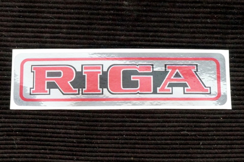 Наклейка мопеда RIGA светоотражающий