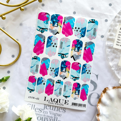 Пленки LAQUE NAIL WRAPS №41