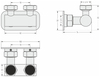 Сунержа 9001-1538-3434 Модуль 2х3/4" угловой EU50 (RAL 9001 Кремово-белый)