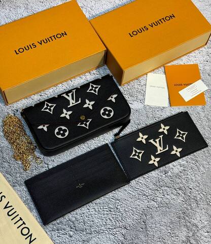 Клатч женский Louis Vuitton Felicie черный