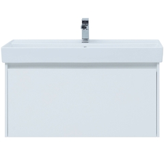 Aquanet 242580 Тумба Nova Lite 100 1+1 ящ. цв. бел. глянец (242580) фото