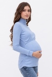 Водолазка для беременных и кормящих 09296 голубой