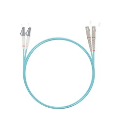 Патч Корд Оптоволоконный SC/UPC-LC/UPC MM OM3 50/125 Duplex 3.0мм 1 м
