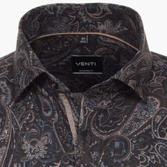 Сорочка мужская Venti Modern Fit 134135100-750 с эпатажным рисунком