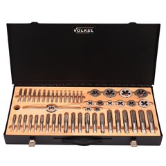 Набор метчиков и плашек M5 -M20 HSS-G 55пр Volkel 48005