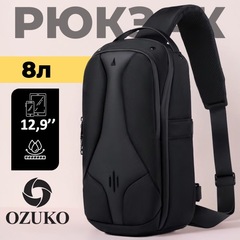 Рюкзак однолямочный Ozuko 9735 Black