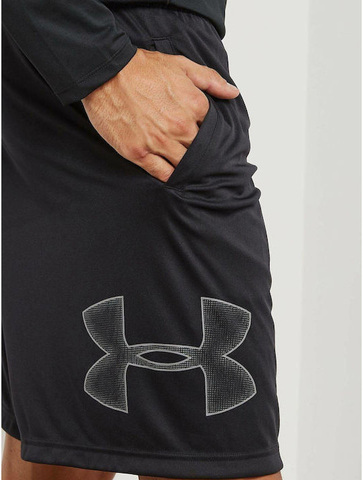 Картинка шорты Under Armour Tech Graphic 25cm Knit черный - 5