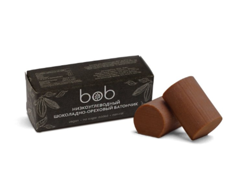 Bob Низкоуглеводный шоколадно-ореховый батончик 2 шт