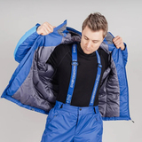 Утеплённый прогулочный костюм Nordski Premium Sport Blue/True Blue мужской