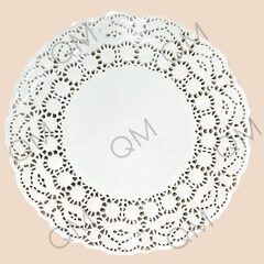 Салфетка бумажная ажурная D-340 мм (круг) (250шт/упак)