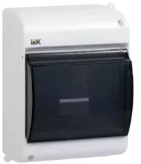 Бокс с прозрачной крышкой КМПн 2/4 для 4-х авт.выкл.наружн.установки IEK MKP42-N-04-30-12