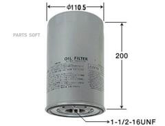 Фильтр  масляный  VIC  C-602A