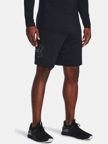 Картинка шорты Under Armour Tech Graphic 25cm Knit черный - 6