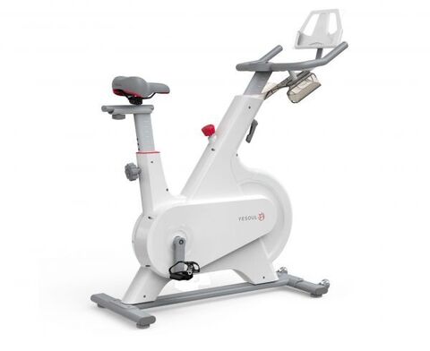 Велотренажер вертикальный для дома DFC Yesoul Smart M1 WHITE