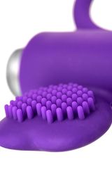 Фиолетовое виброкольцо с ресничками JOS PERY - 