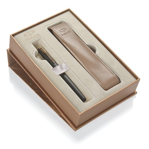 Набор подарочный Parker Sonnet Essential, Matte Black GT (1935164)