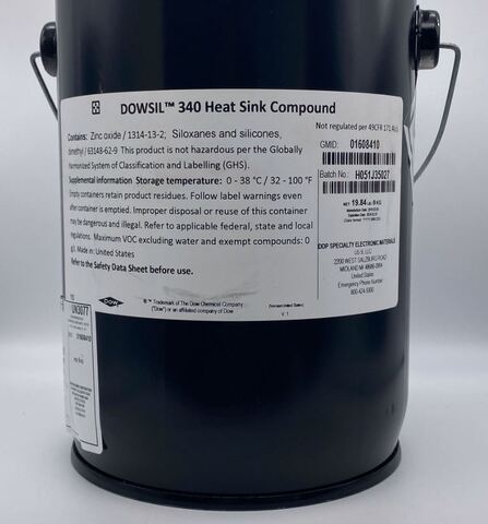 Dow Corning 340 (DOWSIL 340) - силиконовый термостойкий компаунд - 9 кг