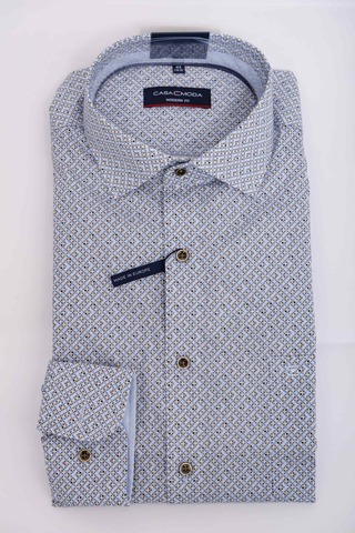 Casa Moda Modern FIT Сорочка хлопковая в мелкий узор. Технология Easy Care