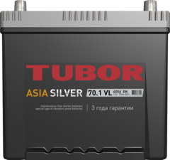 TUBOR Asia SILVER 6СТ-70 аккумулятор