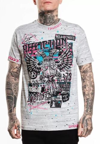 Affliction | Футболка мужская Nuclear Сhaos Tee A26821 перед