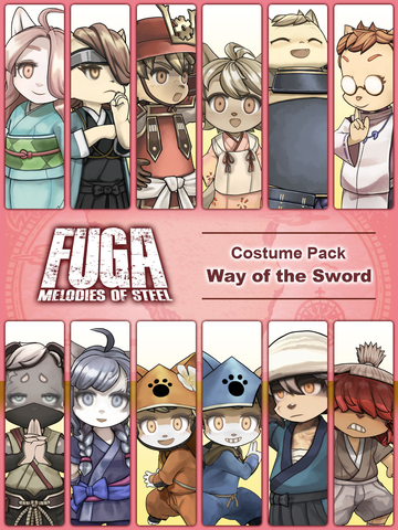 Fuga: Melodies of Steel - Way of the Sword Costume Pack (для ПК, цифровой код доступа)