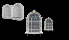Силиконовый молд Арочные окна расстекловка набор 2 шт