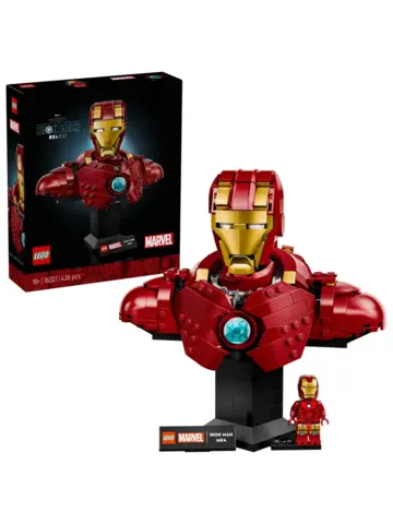 Конструктор Marvel 76327 Бюст Железного Человека MK4