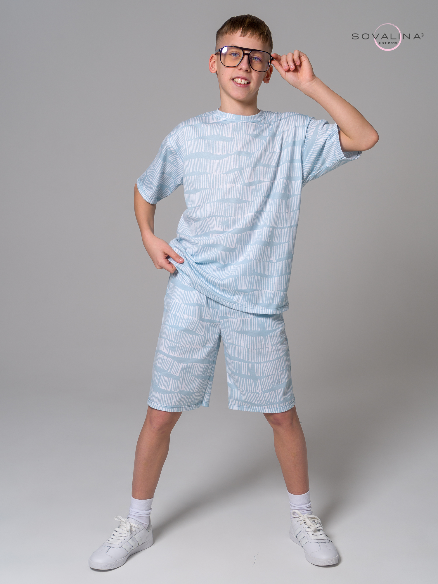 Костюм Light men белые волны MAX