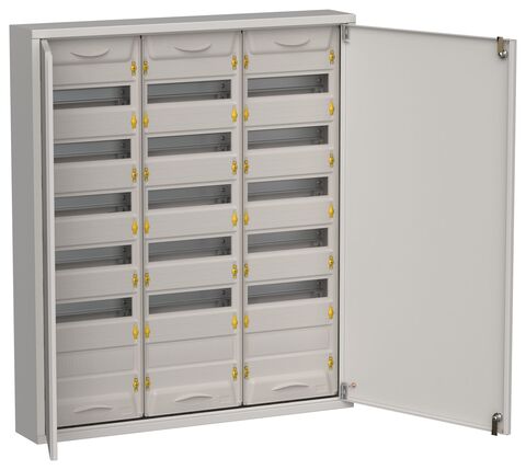 TITAN 5 Корпус мет. ЩРн-216 (3х72) 960х830х140 IP31 сер IEK