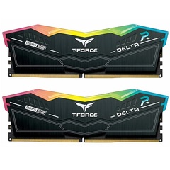 Модуль памяти DIMM DDR5 64Gb, 6000Mhz, 2x32Gb, Team Group T-FORCE DELTA RGB Black (FF3D564G6000HC30CDC01)